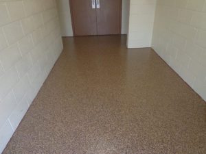 epoxy coated floor